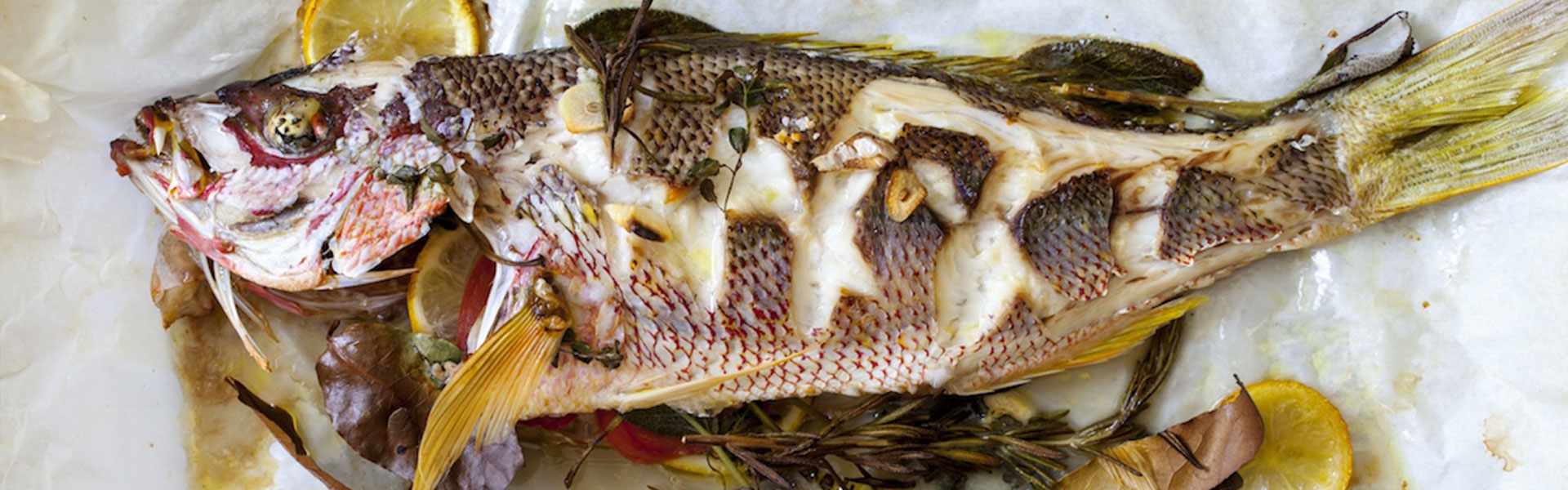 Roast Red Snapper with Herbs and Lemon Beurre Noisette