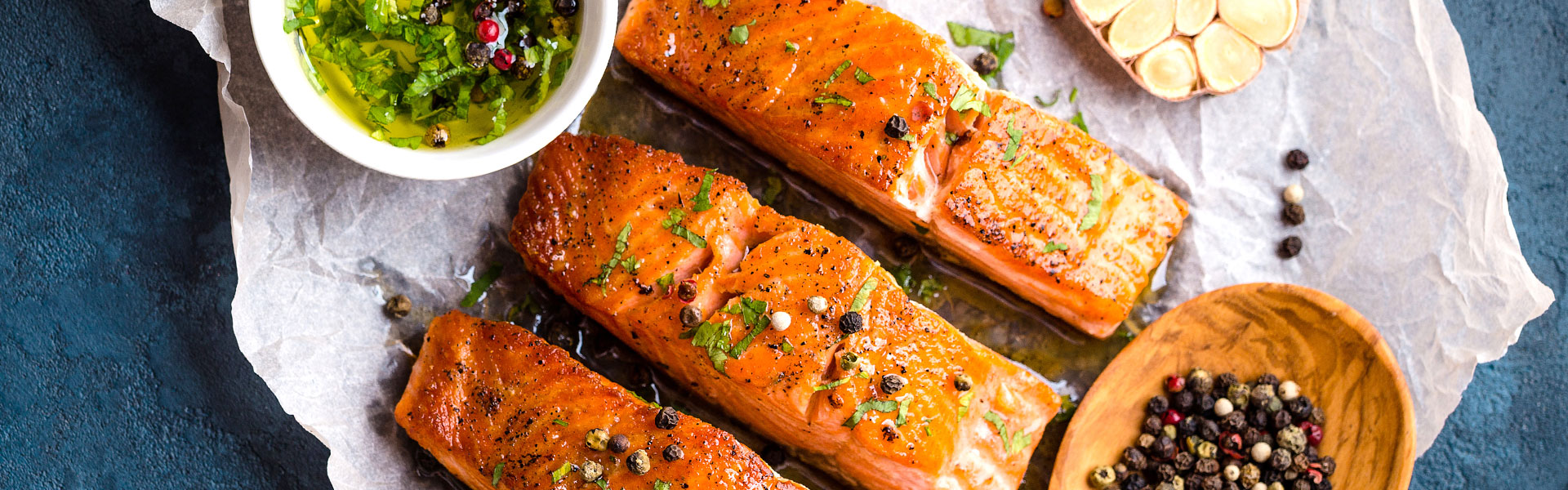 Spicy Grilled Salmon with Coriander Salsa